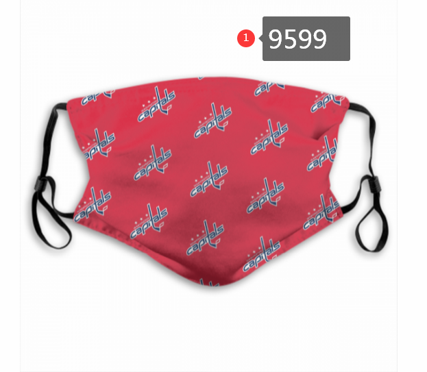 New 2020 NHL Washington Capitals  #1 Dust mask with filter